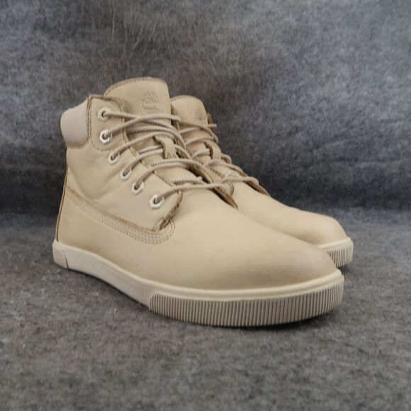 Timberland Shoes Girls 4 Sneaker Boot High Top Lace Up Leather Lifestyle Active - Picture 1 of 14